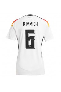 Fotbalové Dres Německo Joshua Kimmich #6 Dámské Domácí Oblečení ME 2024 Krátký Rukáv